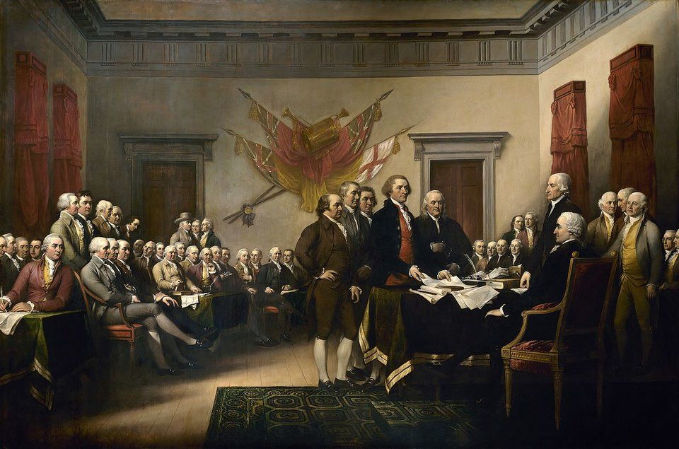 Declaration of Independence by John Trumbull - Minuteman University - Samuel Patrick Jefferson