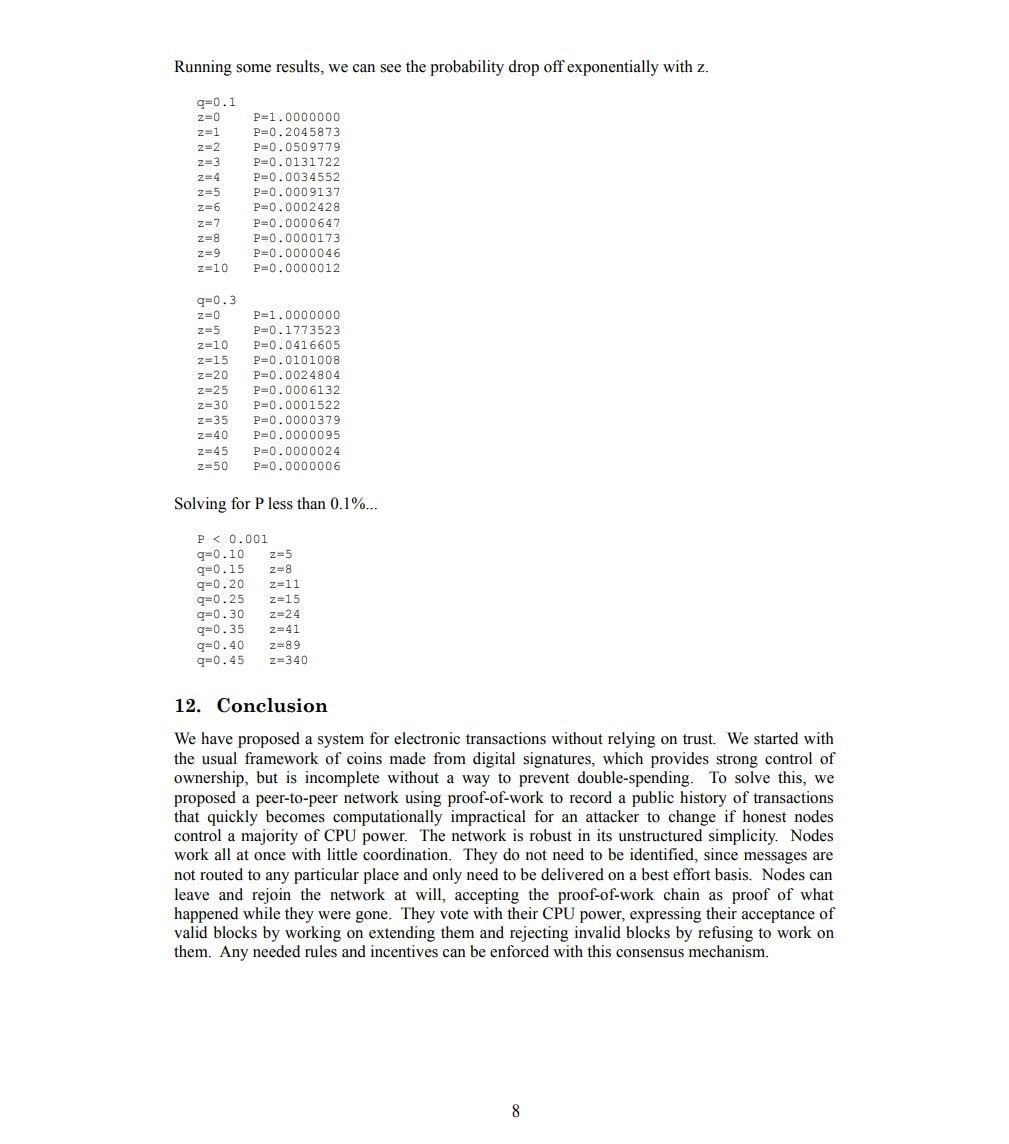 Bitcoin whitepaper page 8  |  samuelpatrickjefferson.weebly.com